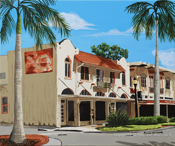 Preserving Sarasota’s DeMarcay Hotel” 24”x20” $225